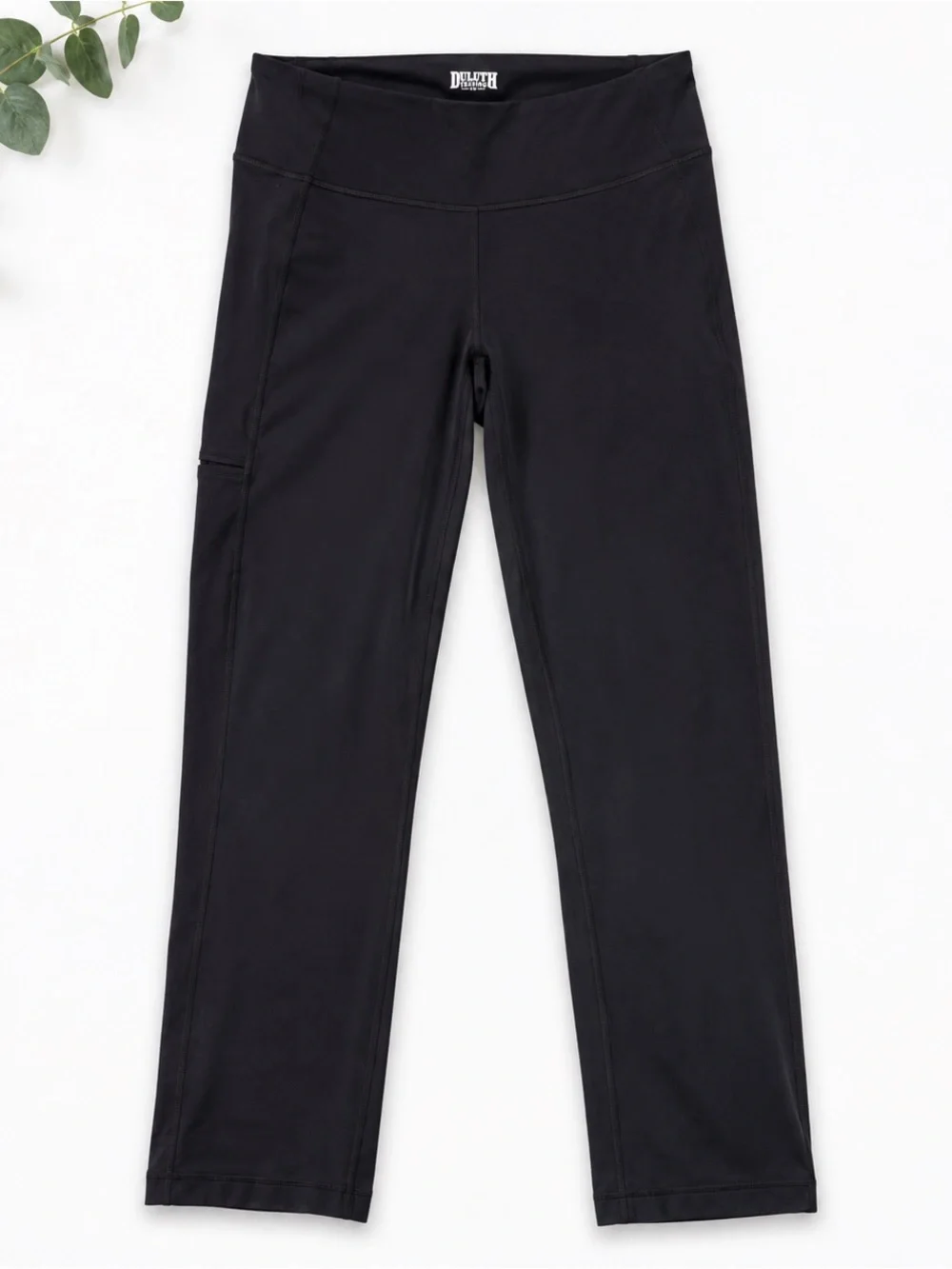 Duluth Trading Co Black High Rise Pocket Leggings Women’s Lx31